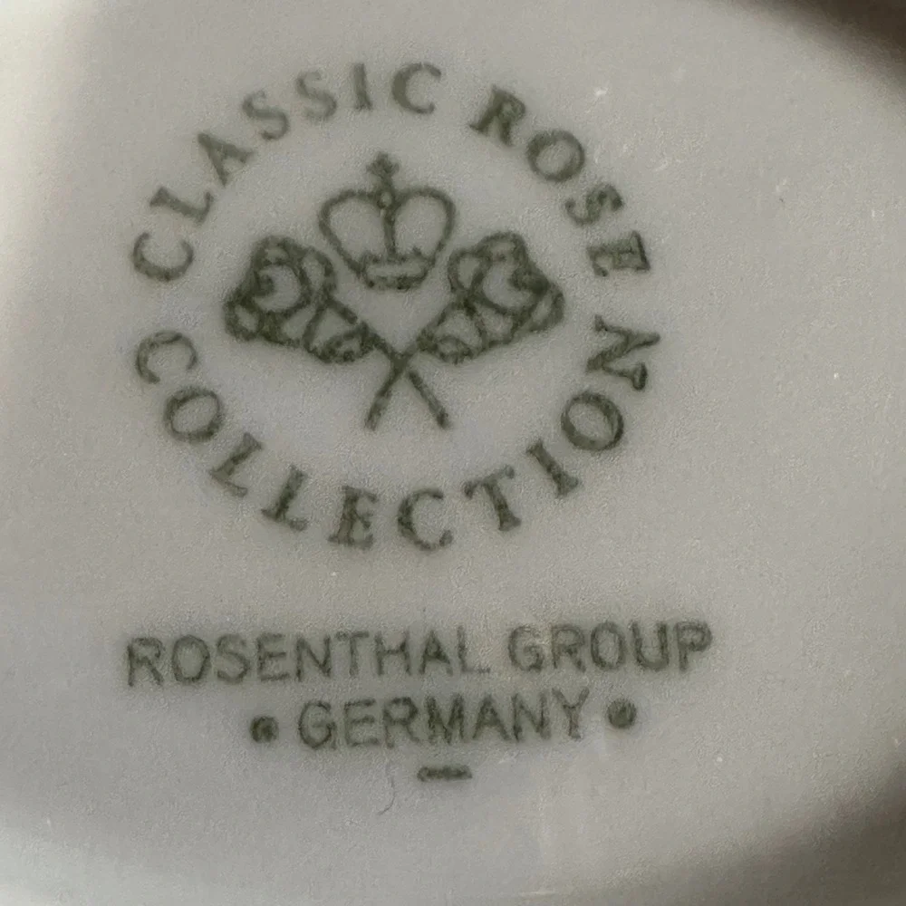 Rosenthal Classic Rose Frederick the Great Cobalt Gold Oval Platter 12.5